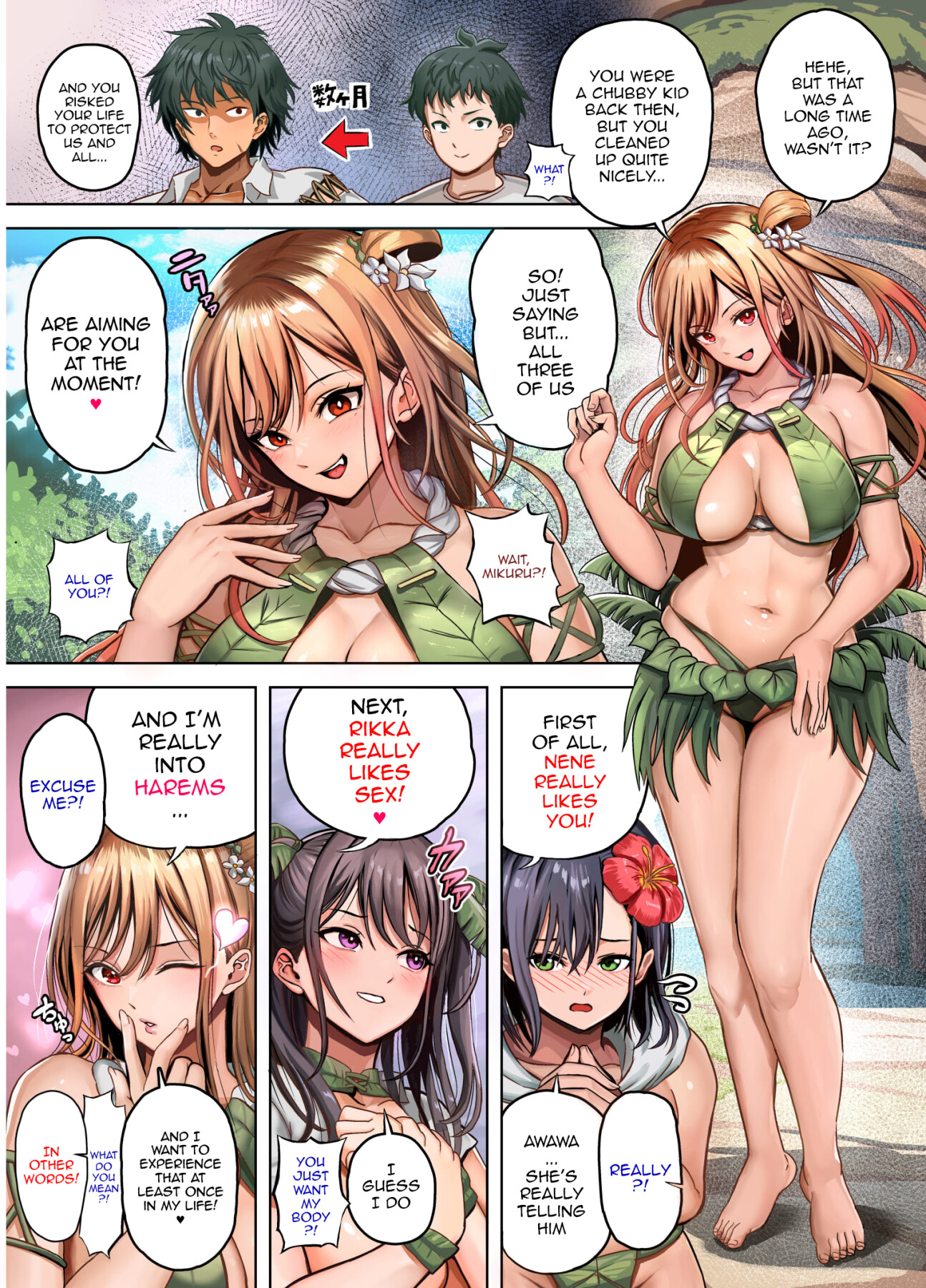 Hentai Manga Comic-Deserted Island Castaway Harem-Chapter 1-10